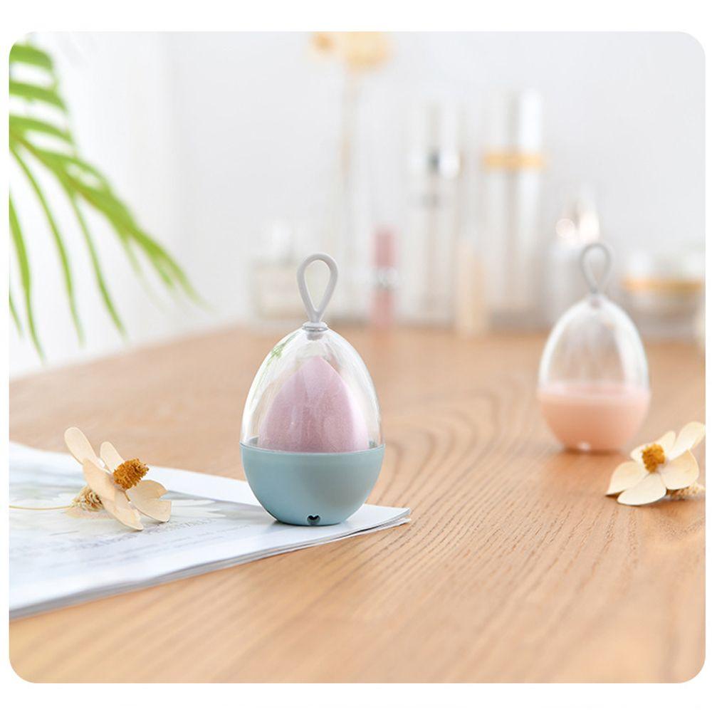 MIH Hộp Đựng Mút Trang Điểm Hình Quả Trứng Bằng Nhựa Chống Ẩm Mốc Tiện Dụng Ốp