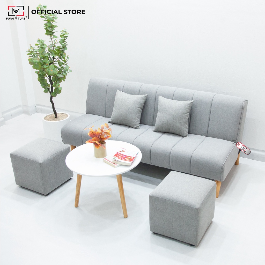 Sofa bed 1m7 3 chức năng cao cấp thương hiệu MWFURNITURE nhiều màu