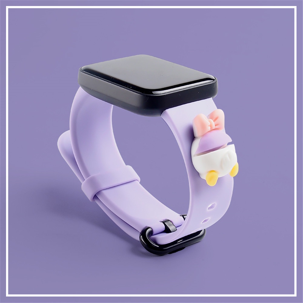 Dây Đeo Silicon Họa Tiết Hoạt Hình Cho Đồng Hồ Thông Minh Xiaomi Mi Watch Lite / Redmi Watch 3 2 Lite / Poco Watch