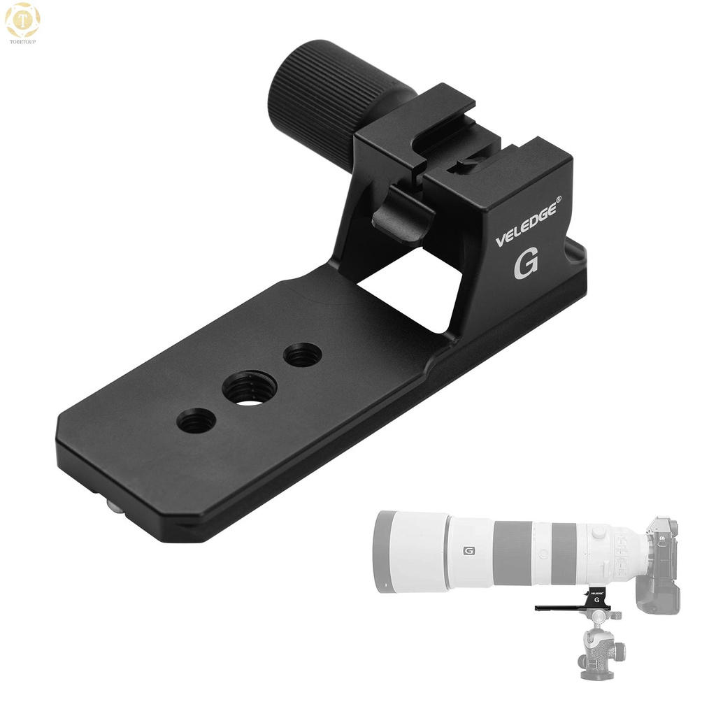 Giá Đỡ Ống Kính Máy Ảnh 12 Tiếng Bằng Hợp Kim Nhôm Thay Thế Cho Sony G-Swisss 1 / 4 Inch 3 / 8 Inch Đến 60mm - 60mm