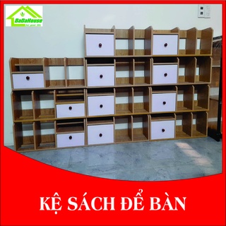 Kệ sách mini Kệ gỗ để bàn mini gỗ MDF