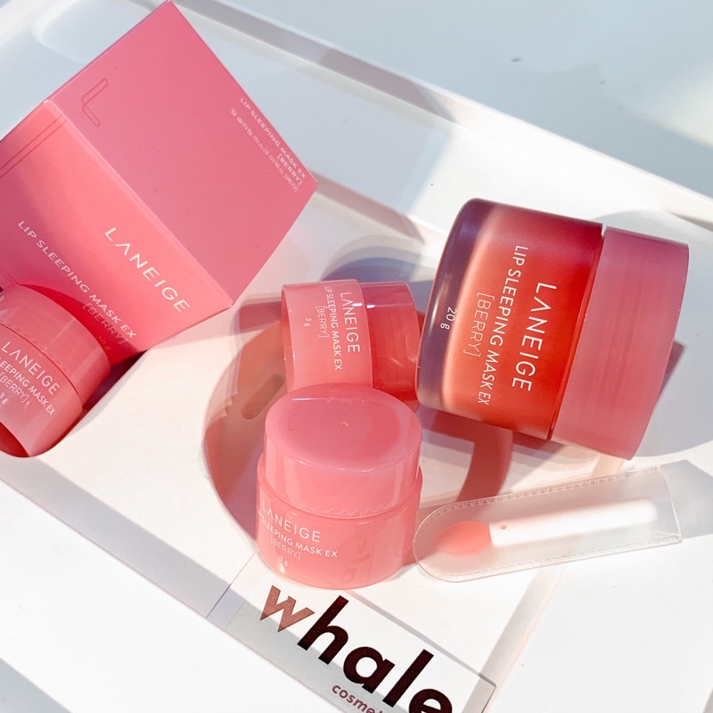 Mặt nạ ngủ môi Laneige Lip Sleeping Mask Ex, dưỡng ẩm và làm hồng cho môi - Lọ 3g