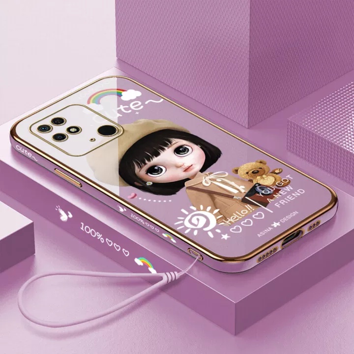 Ốp Điện Thoại Mạ Điện Viền Silicon Cho Redmi 9 Redmi 9A Redmi 9C Redmi 8 Redmi 8A Redmi 10C Redmi 10A