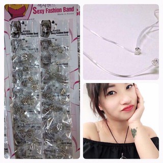 một đôi dây quai áo trong suốt cho áo ngực ( sợi dẹt và sợi bún )