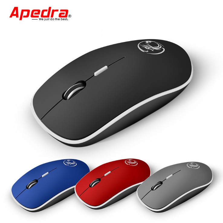 Apedra 2.4G chuột không dây im lặng kinh doanh chuột văn phòng 4 nút chuột chơi game