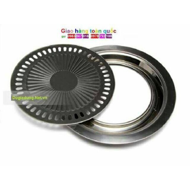Vỉ nướng đồ ăn bằng bếp từ  inox tiện dụng
