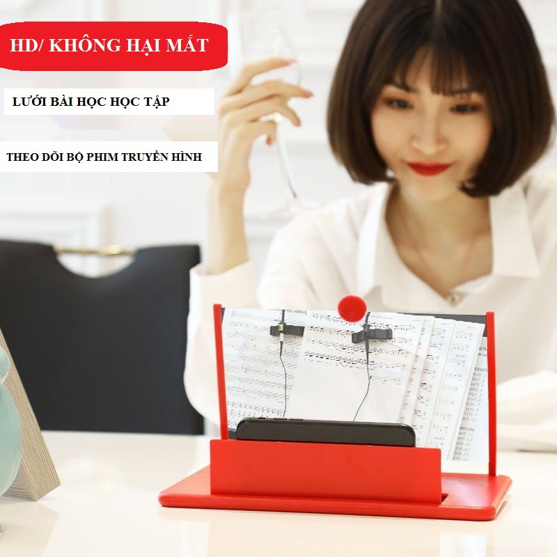 Kính phóng đại F3 cao cấp phóng to siêu nét cho màn hình điện thoại - giao màu ngẫu nhiên