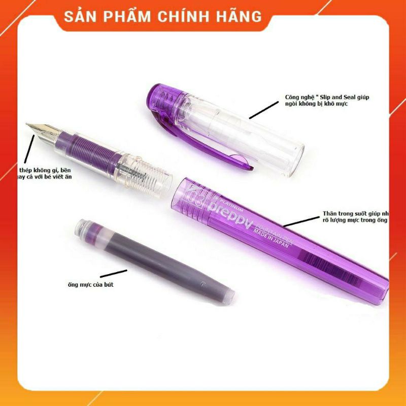 Bút mực preppy F03 có kèm mực