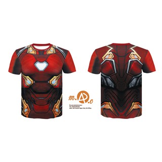 Áo phông hero infinity war- người nhện- black panther- iron man