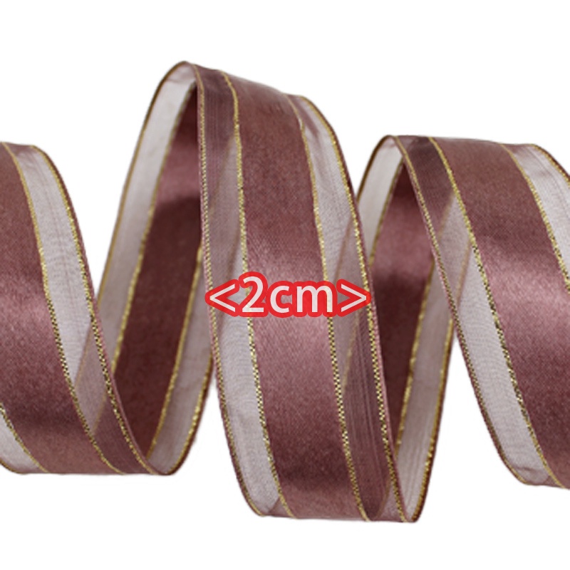 Cuộn Dây Ruy Băng Màu Vàng 10 Yards Phụ Kiện Dùng Trang Trí Thủ Công Cho Tiệc Cưới/ Lễ Hội
