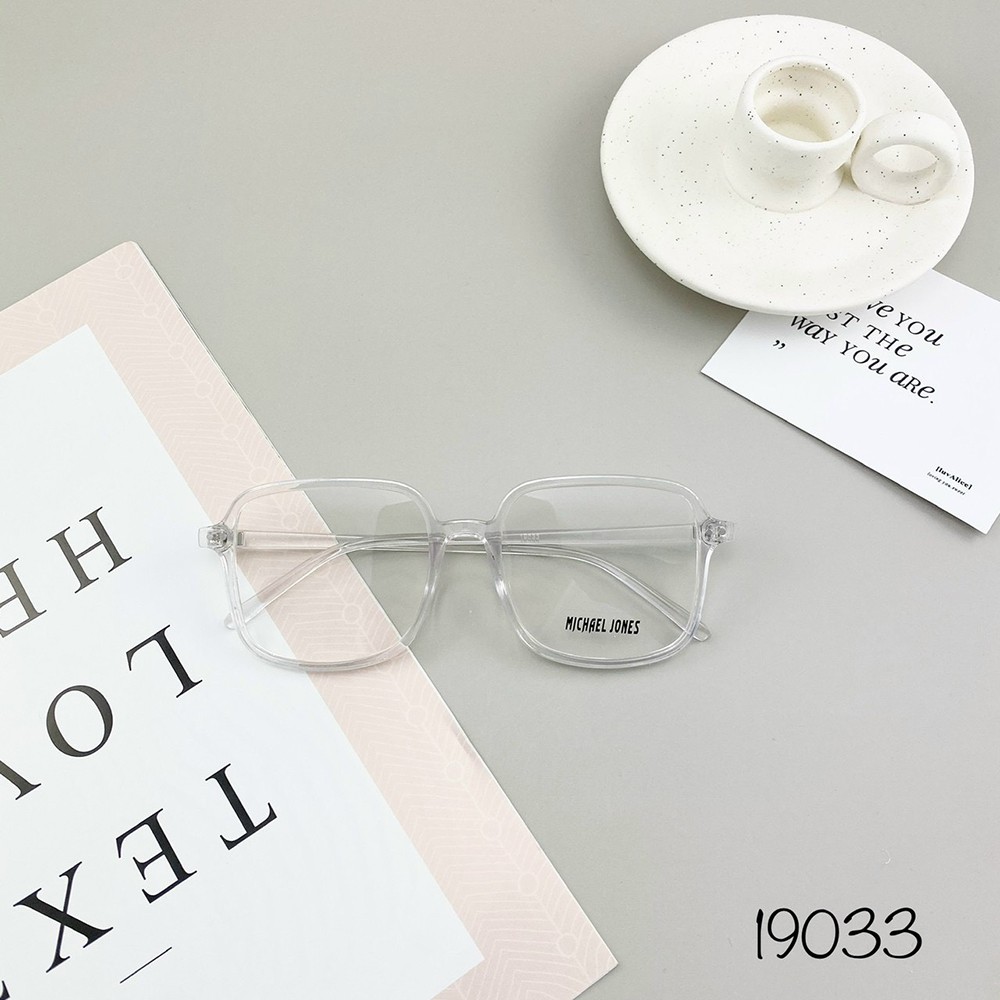 Mắt kính thời trang giả cận gọng vuông nam nữ Hàn Quốc AH1473