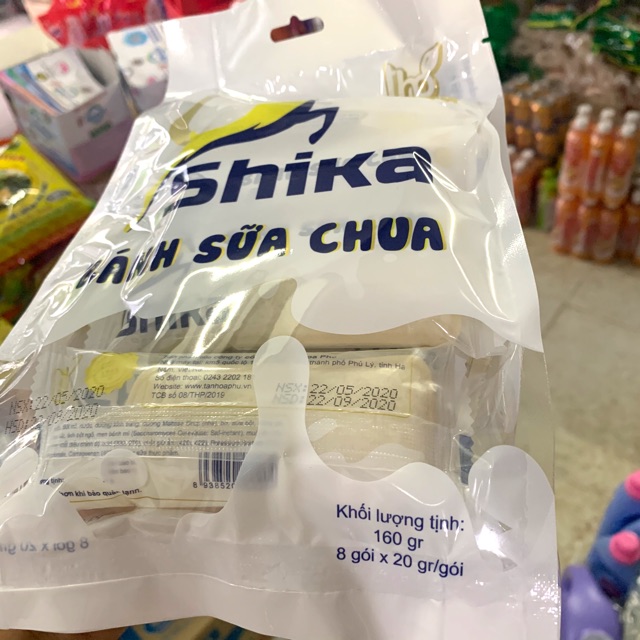 BÁNH SỮA CHUA SHIKA GÓI 160g