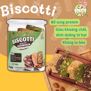 Biscotti bánh hạt,bánh dinh dưỡng hạt,hộp mix 3 mùi vị thơm ngon