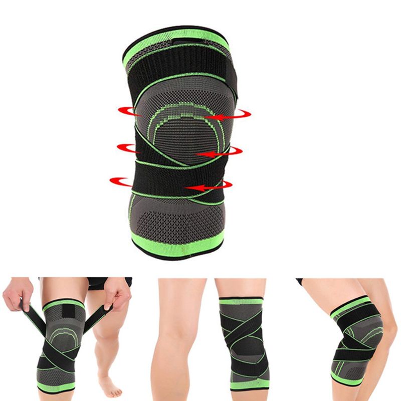 Đai Quấn Bảo Vệ Đầu Gối Hỗ Trợ Giảm Đau Khớp Khi Chạy Bộ Dành Cho Nam Và Nữ