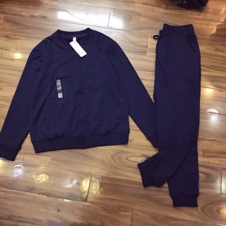 Bộ bomber uniqlo Nam 