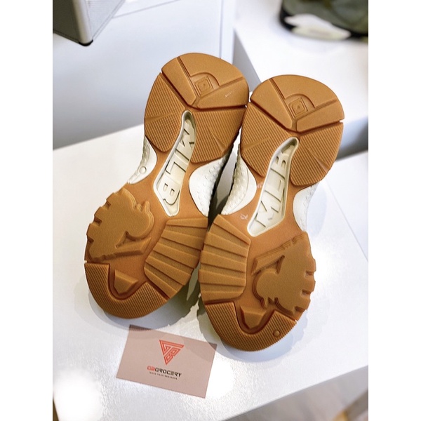 Giày MLB Bigball Chunky NY Beige Đế Gum ss22 - Ảnh thật shop chụp