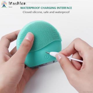 Máy rửa mặt mát xa chăm sóc da mặt bằng silicon