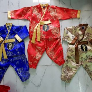 Combo Hanbok cho bé trai Chất gấm thượng hải siêu xinh