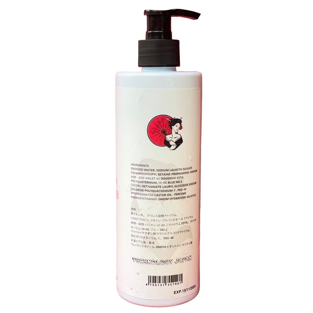 Dầu Gội Khử Vàng GEISHA 500ml