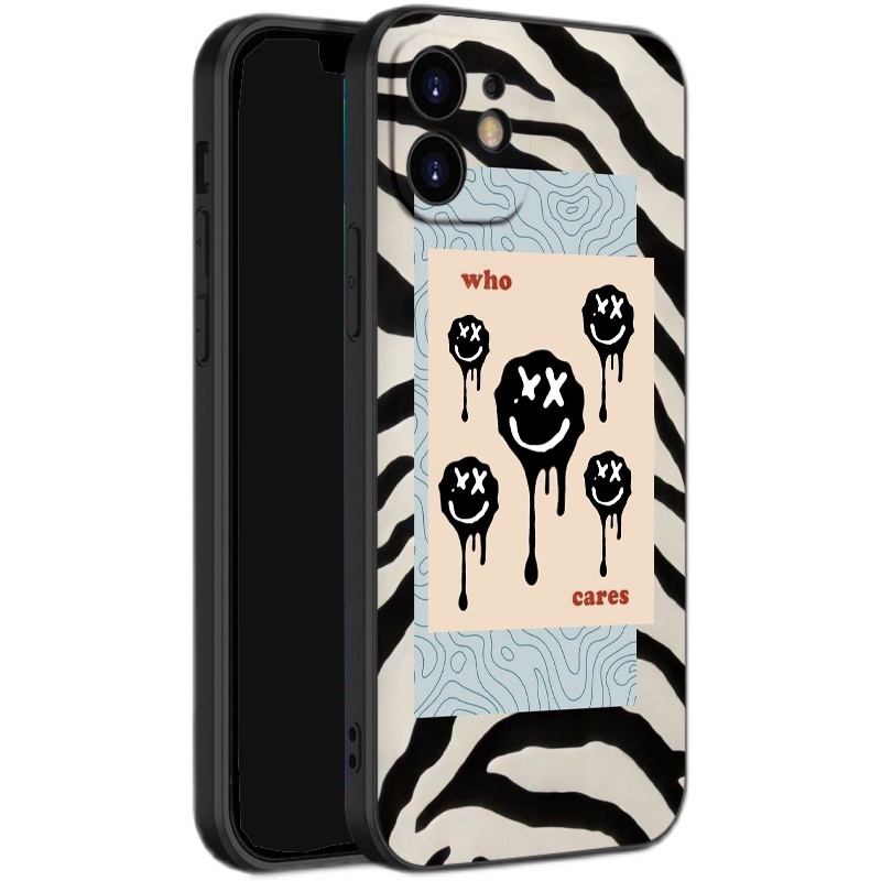 Ốp lưng iphone Who cares cạnh vuông dẻo viền vuông ip 6splus/7/7plus/8/8plus/x/xr/xs/11/12/pro/max/13promax tr298