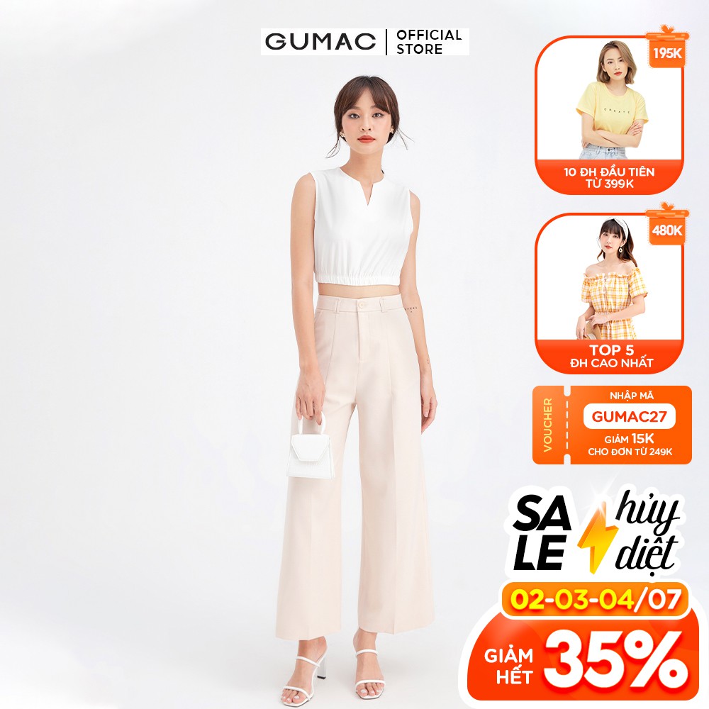[Mã WABRGU72 giảm 10% tối đa 50k đơn 250k] Quần tây pen dài GUMAC QB615 | BigBuy360 - bigbuy360.vn