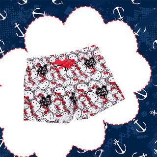 Quần short đùi bé gái cotton Hello Kitty