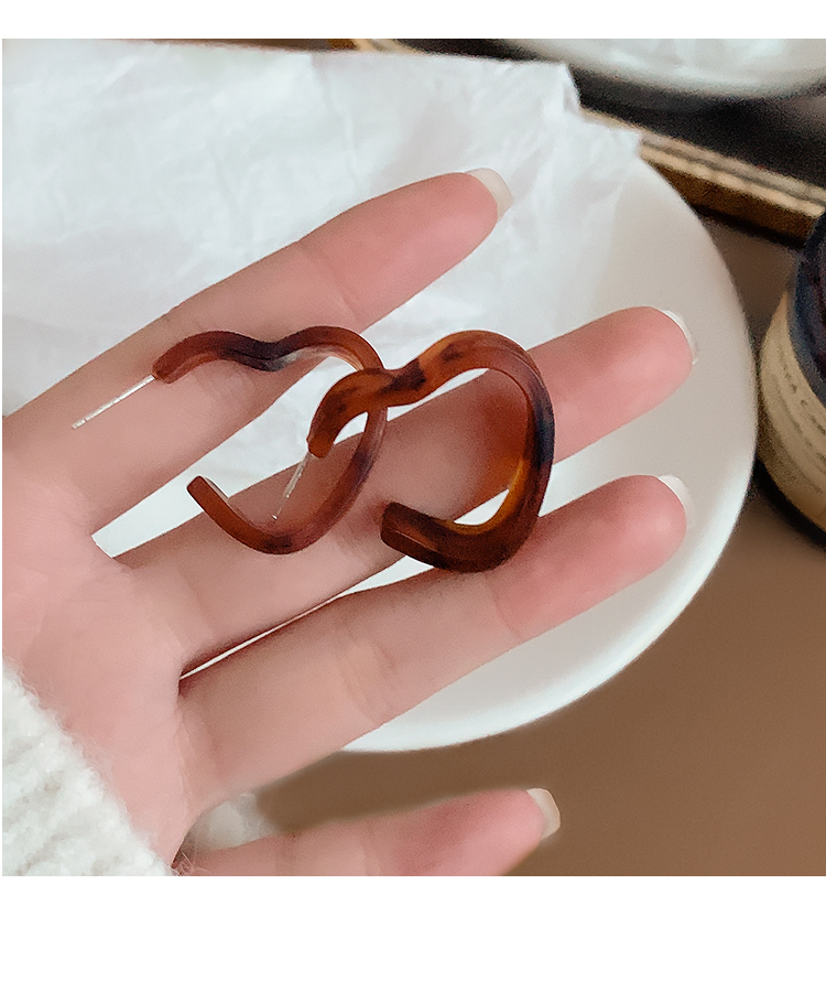 Bông tai họa tiết da báo xinh xắn dành cho nữ