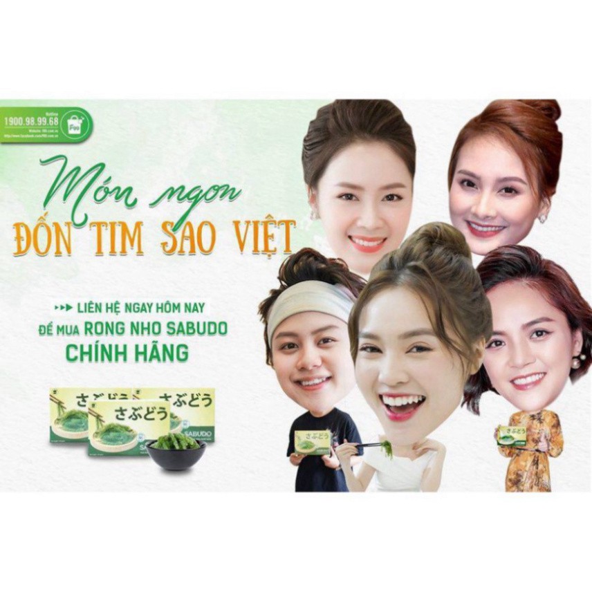 Rong nho Sabudo tách nước chính hãng ( 1 hộp 12 gói nhỏ ) | BigBuy360 - bigbuy360.vn