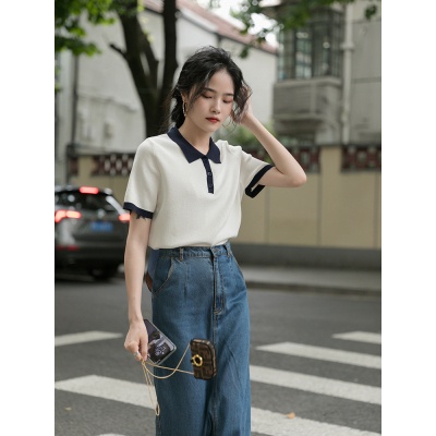 Áo Polo Ngắn Tay Dáng Rộng Thời Trang Hàn Quốc Dễ Phối Đồ | BigBuy360 - bigbuy360.vn