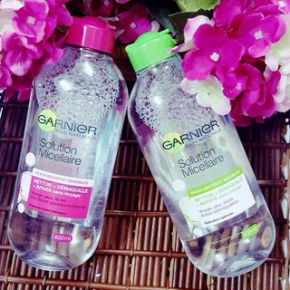 TẨY TRANG GARNIER SOLUTION MICELLAIRE TOUT EN 1 400ML (đỏ)
