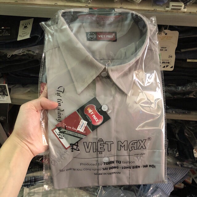 Áo Sơ Mi Nam Trung Niên Cộc Tay