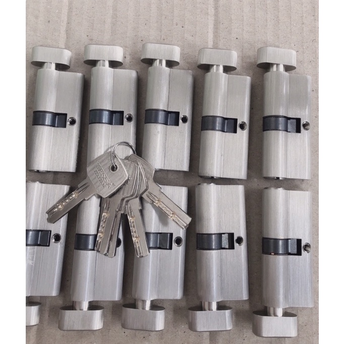 Ruột khoá tay gạt TESSA ( combo 10 ruột khoá dùng chung 1 chìa chủ , 32X70 , loại 1 đầu chìa )