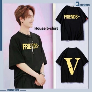 Áo thun tay lửng V FRIENDS cheapmoment Vương Nhất Bác, Wang Yibo đủ size mới nhấtRI