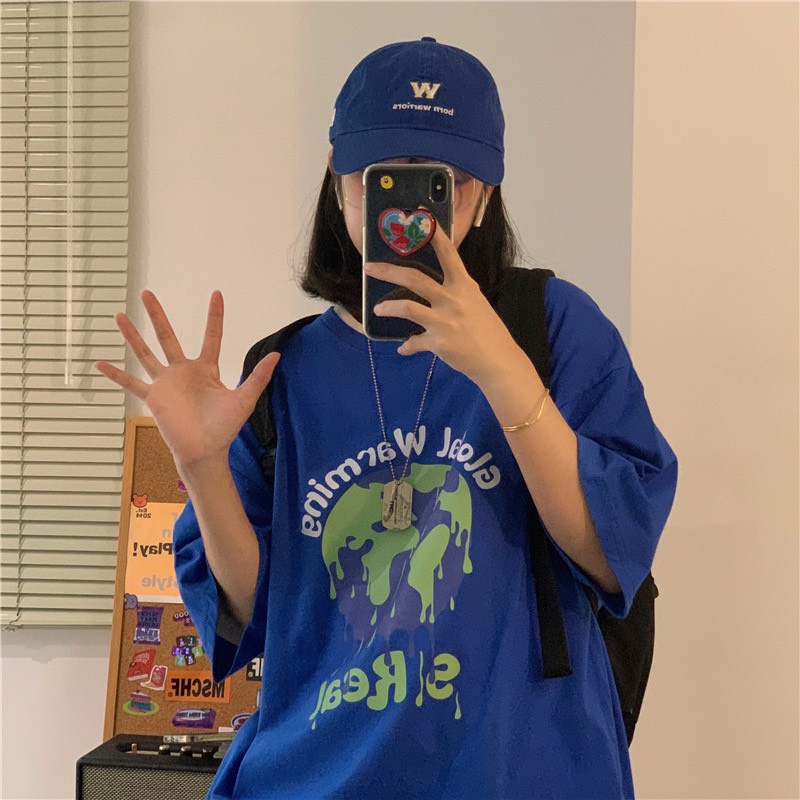 Áo thun tay lỡ form rộng unisex HM1986 3169