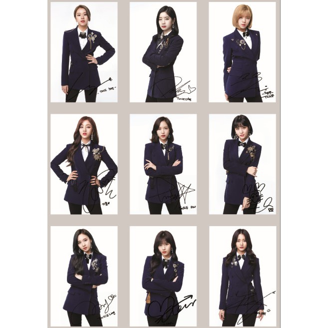 Lomo card ảnh nhóm TWICE ONE 2nd - Naver x Dispatch full 45 ảnh