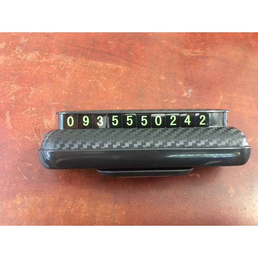 Bảng số điện thoại gắn taplo ô tô, xe hơi mẫu 2020