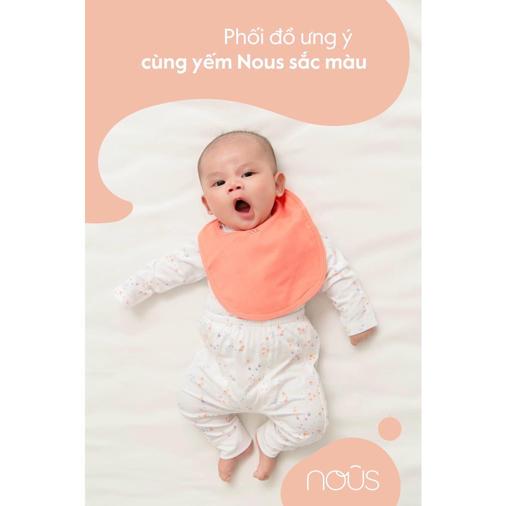 Yếm sơ sinh Nous xô/ Yếm tròn bamboo cho bé