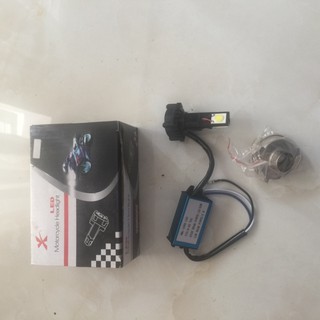 Đèn led pha xe máy 3 tim(RTD M11P H4)
