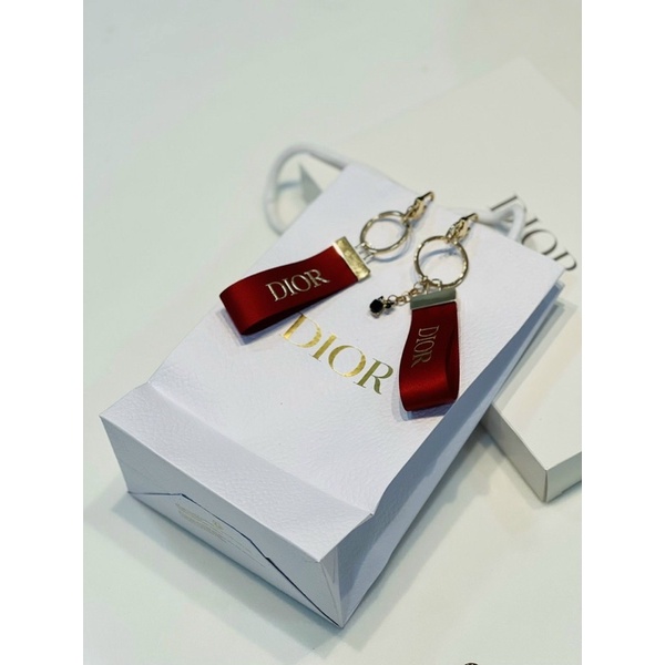 Móc khoá ruy băng Dior từ dây Ruybon Auth