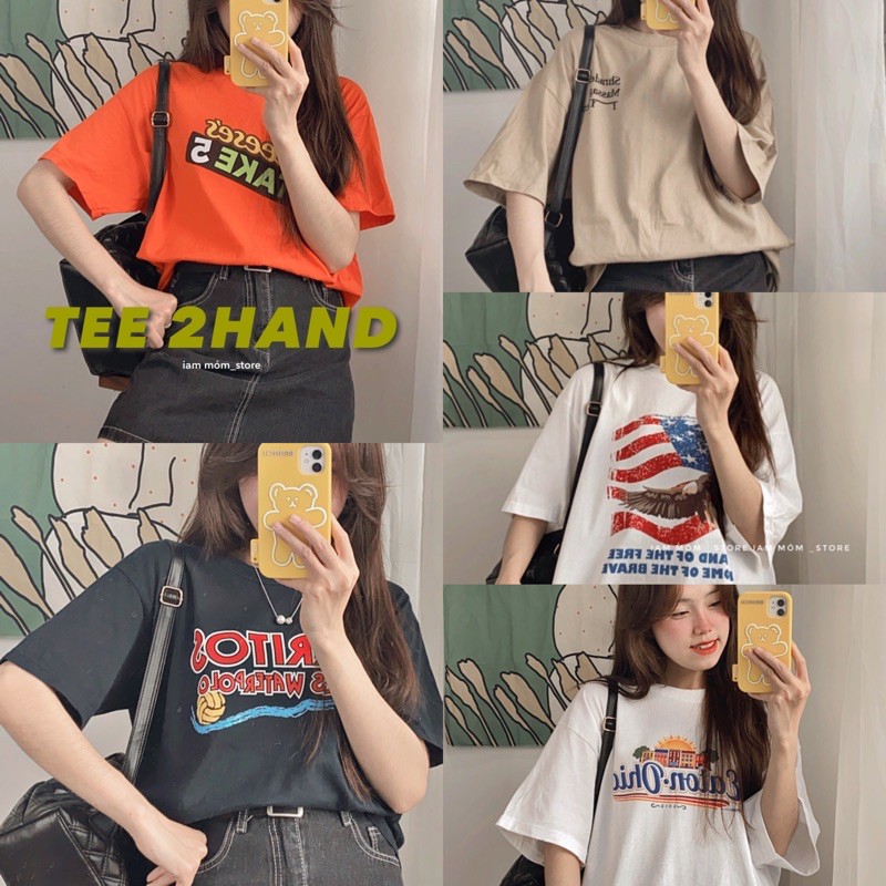 TEE 2 hand iam móm_store
