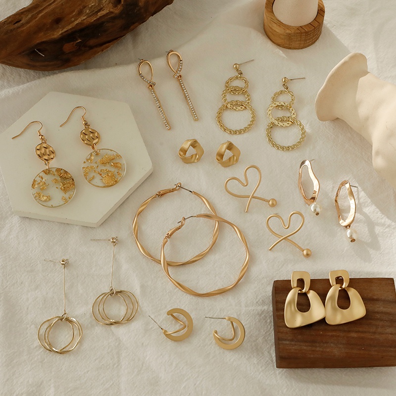 Bông Tai Mạ Bạc Dáng Dài Thời Trang Mới 2023