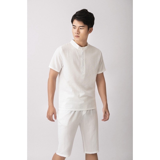 Bộ quần áo đũi nam cộc tay