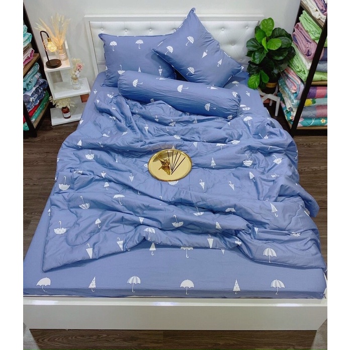 SALE Bộ ga gối cotton Hàn Quốc 4 món size 1m-1m8 nệm 3-15cmÔM DÂY KHOÁ | BigBuy360 - bigbuy360.vn