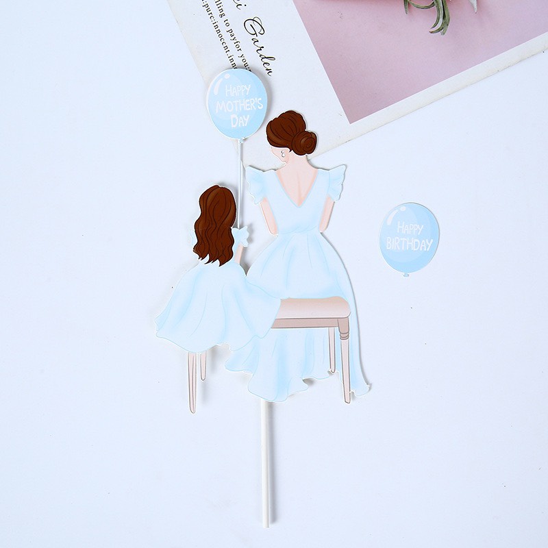 5 Combo 4 thẻ giấy mẹ và con gái