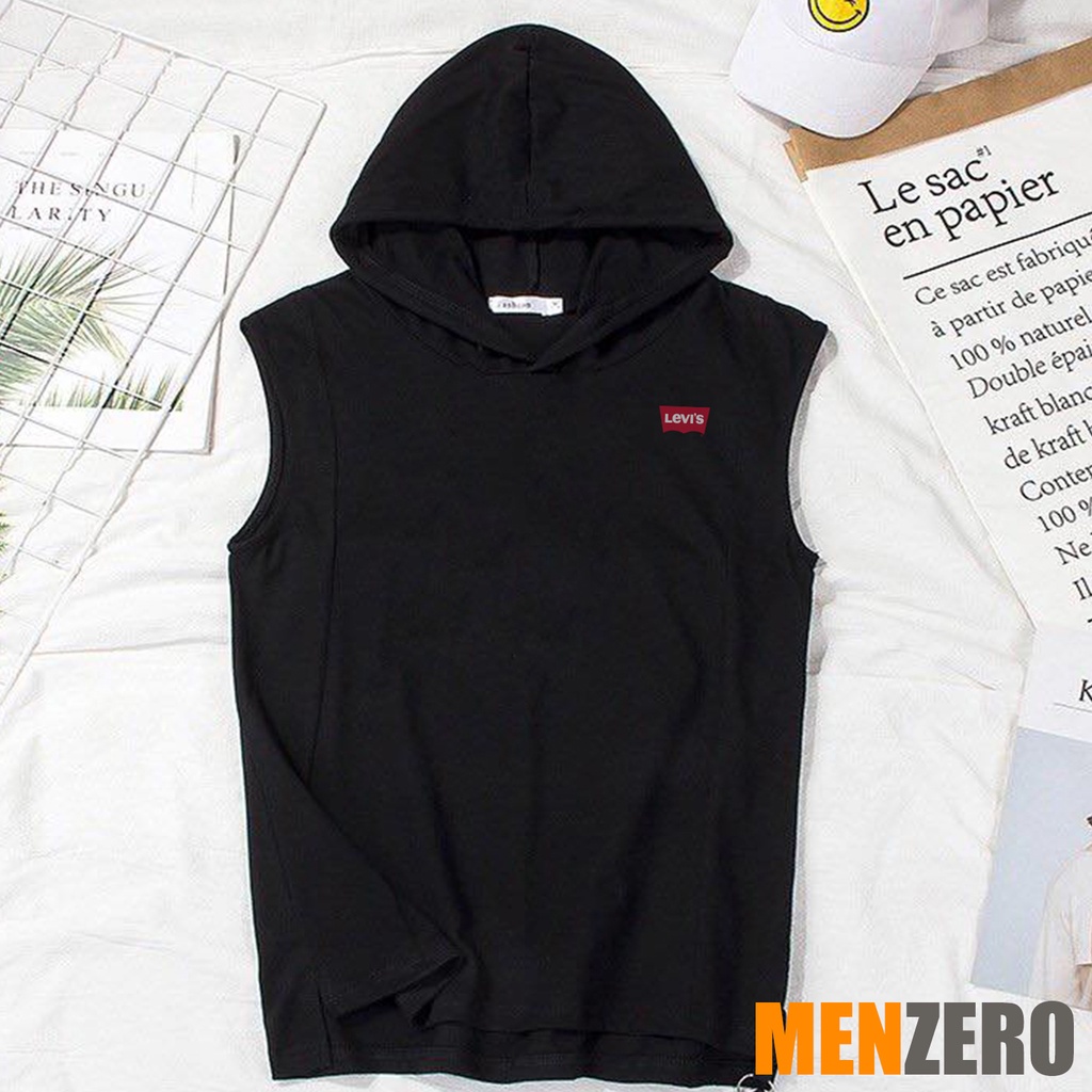 ÁO THUN KHOÁC NAM TANKTOP SÁT NÁCH CÓ NÓN | BigBuy360 - bigbuy360.vn