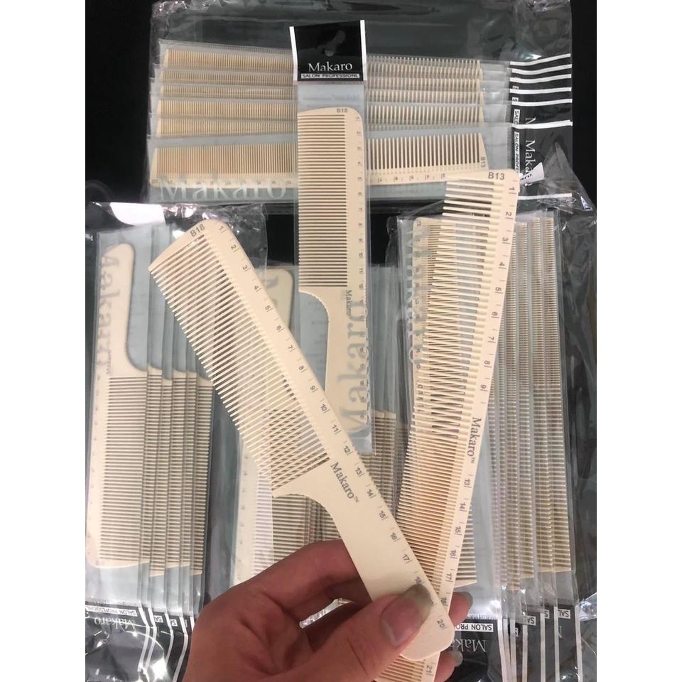 Lược Cắt Tóc Nam Makaro Cứng - Chính Hãng