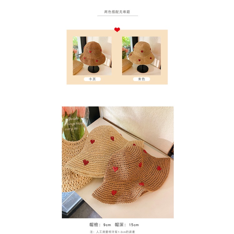 Nón Cói Vành Rộng Chống Nắng Thoáng Khí Thời Trang Mùa Hè Cho Nữ