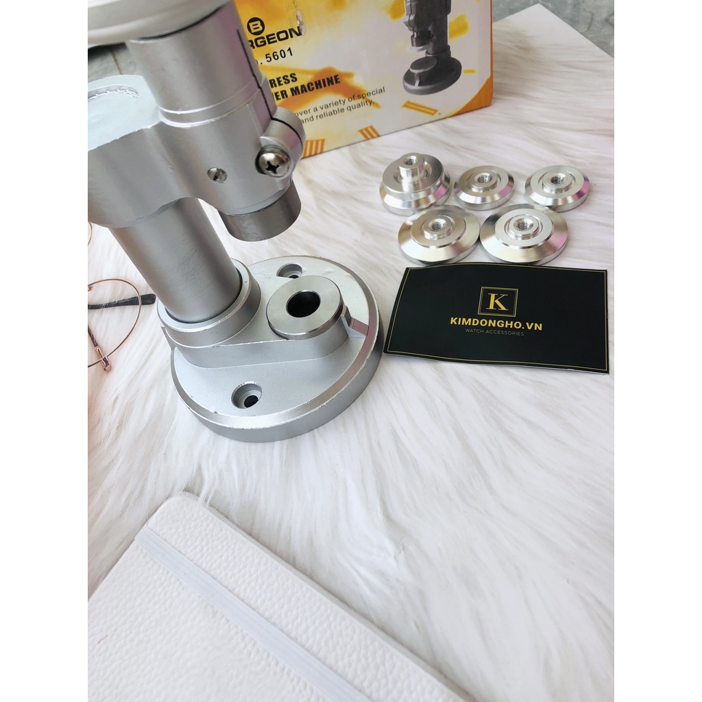 Bộ ép đáy đồng hồ, ép kính đồng hồ chuyên dụng của Đức Bergeon No5601