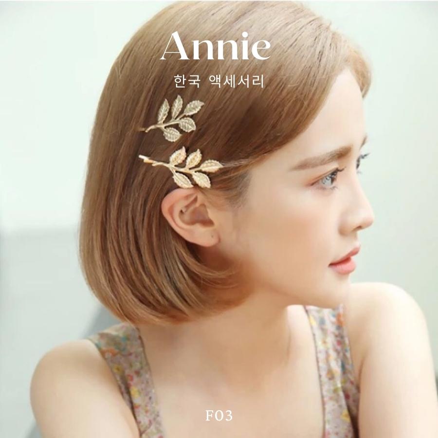Kẹp tóc hình lá nhiều kiểu phong cách retro vingtage dành cho nữ ANNIE