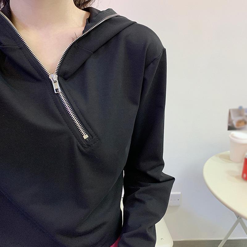 Áo hoodie lửng màu sắc thời trang | BigBuy360 - bigbuy360.vn